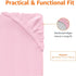 100% 28 52 Inches, (Pack 2) Amazon Basics Cotton Jersey Knit Fitted Crib Sheet for Boys and Girls, fits Standard Crib