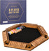 BIVOMON 1-6 Players Shut The Box Dice Game, Wooden Board Table Math