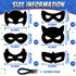 150 Deekin Pcs Masquerade Mask Scratch Paper Eye Masks Bulk DIY Blank Mask Craft Kit for Party Favors (Classic)
