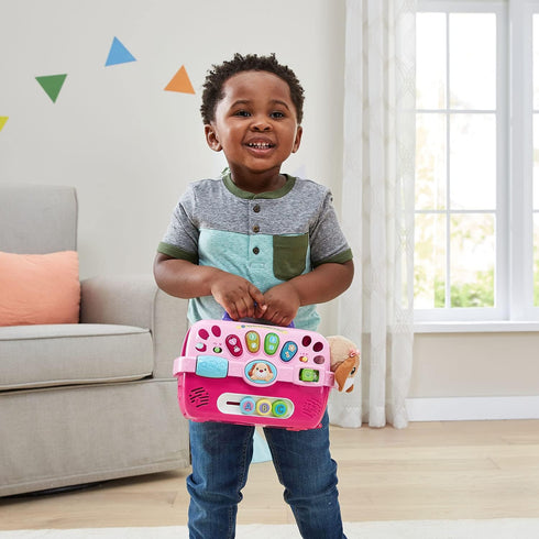 VTech Care for Me Learning Carrier - Pink Educational Toy for Toddlers (Frustration Free Packaging)