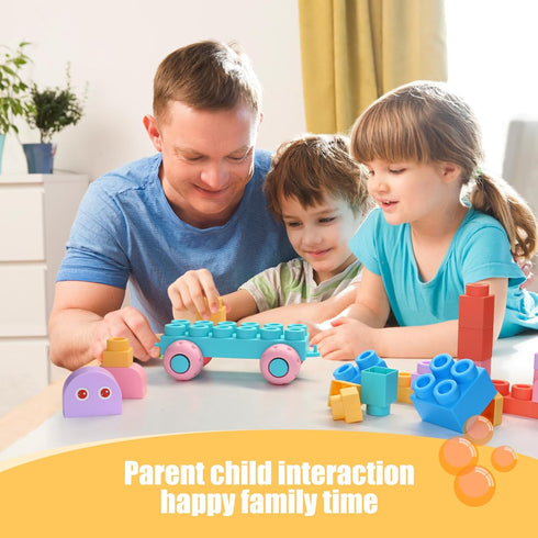Sets 2 3 4 5 6 101 18+ Soft Block for Toddler Aged Years Old.Preschool Toy for Early Childhood Education