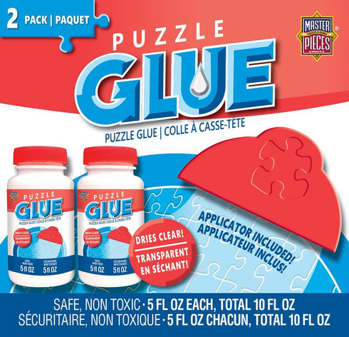 MasterPieces Puzzle Glue with Wide Plastic Spreader, Easy to Apply, Dries Quick