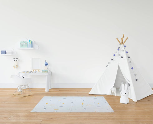 51''x51''| ORIBEL Splat Mat| Baby Splat Mat for Under High Chair| Easy to Clean Mat| Non-Slip Play Mat| Stain & Water