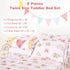 Sets Set 5 Set Toddler Bedding Twin Size for Girls, Rainbow Toddler Crib Bedding Piece Floral Toddler Comforter