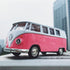 1/36 Scale Bus Casting Car Model - Zinc Alloy Toy Truck for Kids, Pull Back Vehicles Gift for Boys & Girls