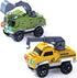 Fajiabao Race Tracks Cars Replacement, Kids Construction Toys Cars with LED Light, Compatible with Most Race Tracks