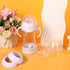 BOXOB 4pcs 4pcs Baby Bottle Caps Replacements with Baby Bottle Nipple Rings for Avent Natural Bottles, No BPA Baby