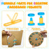 Zentara Toolbox Set 401PCS 5+ Cardboard Construction with Wood Handle Complete Building Kit with Safe Cardboard Cutters
