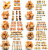 Guaishou 10-in-One 3D Small Wooden Puzzles, Kongming Lock IQ Test Toy for Teens and Adults