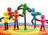 36PCS Robot Suction Cup Toys Pop TubesStress Relief Fun Robot-Shaped Suction Cup