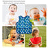 Joyo roy Mess Proof Waterproof Baby Bibs for Eating, Soft Machine Washable Sleeveless Smock Bib for Boys 1-3 Years