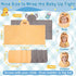 8 Set, 2 55" 27.5" 6 0-5 Flasoo Pcs Toddler Towel Pcs Hooded Toddler Bath Towel, Large x Toddler Hooded Towel & Pcs