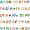 DECOWALL DS-8014 Colourful Animal Alphabet ABC Kids Wall Stickers - Peel and Stick Removable Decals for Nursery