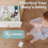 Inaya Cabinet Locks Baby Proofing - Child Safety Drawer Locks with 3M Adhesive, Easy Installation (8 Pack)