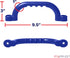Play Platoon Playground Safety Handles, 2 Pack - Blue Grab Handle Bars for Outdoor Jungle Gym or Swing Set by Play Platoon