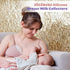 ZCBB (2 Counts), 3oz/100ml Breast Milk Collector Silicone Breast Milk Collectors for Breastfeeding, Silicone Hands Free