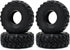 TREAL 1.0 Tires Soft Sticky RC Crawler Tires TrailBurner 62mm (4P) for 1/24 1/18 SCX24 AX24 TRX4M