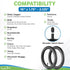 EcoEarth Inner Tube Tire Replacements, 2 Pack, 16” x 1.5/1.75/1.95/2.125 for Kids Bike & Jogging Stroller