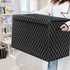 Toy Chest Box Storage Bins for Kids, Large Collapsible Organizer with Fabric Flip-Top Lid & Handles, Black 24.5x13x16