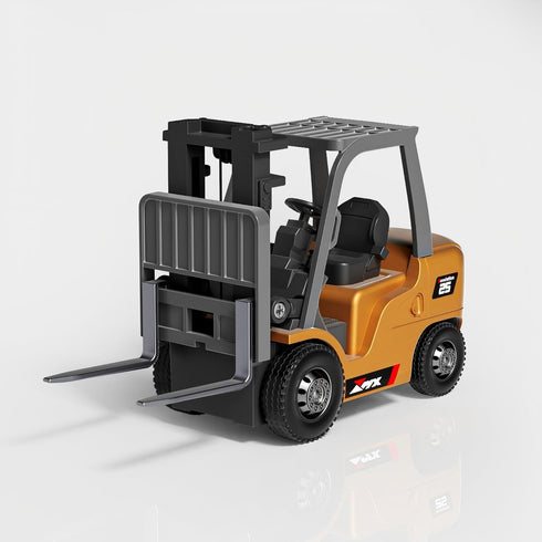 BRRRRT 1/64 RC Forklift Toy 7 Channel 2 Mode Mini Remote Control Forklift