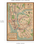 1954 Map of New York City Subway - 1000 Piece Jigsaw Puzzle for Adults, NY Underground