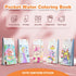 Kidcraft 2 Pack, Set 4 5 6 7 8+, Paint with Water Coloring Books for Kids - Pocket Mess Free Watercolor Painting Kit