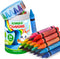 24 Colors Jumbo Crayons for Toddlers 1-3, Non Toxic Large Crayon for