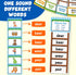 Edulok 30 Word Ladder Flip Books,Phonics Flash Cards,Word Ladders Word Family Build Book,Sight Words Reading Spelling