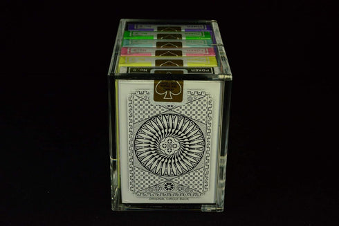 Carat X6 Card Case for Playing Card Decks - Strong Clear Acrylic & Magnetic Seal