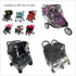Ezkindheit Stroller Rain Cover,Universal Rain Cover for Side by Side Baby Stroller, Double Stroller Cover for Rain