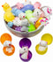 Claw Machine Prizes Toys Refill for Kids - 16pcs Mini Kawaii Cat Stress Relief Unicorn Party Favors, 3X Surprise Eggs
