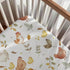 KuphiL10C Mattress-28x52 Watercolor Chicken Leaves Pattern Baby Sheets for Crib, Unisex Farm Animal Nursery Fitted Bed