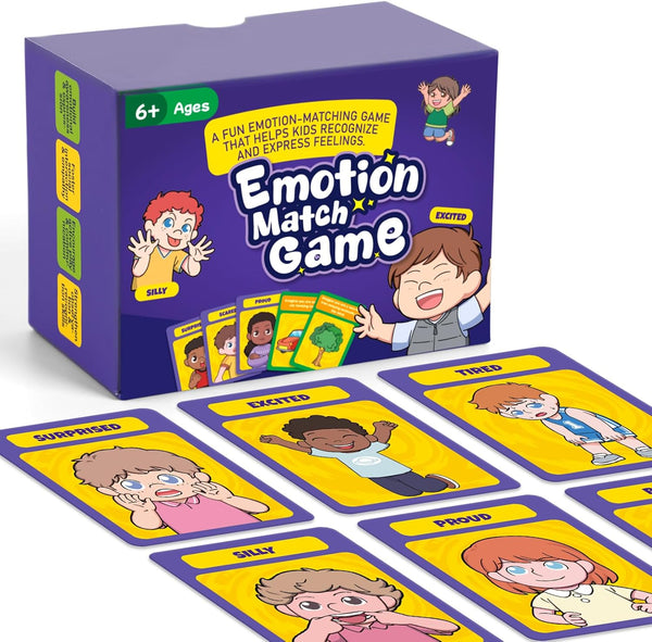 HugHush Faces & Feelings Go Fish Card Game Social Emotional Learning Activities for
