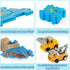 3-5 Bulldozer 3 4 5 6 Plastic Puzzles for Kids Ages with Toy Car + Cement Mixer, Toddler Puzzles Gift, Critical