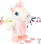 Hopearl Talking Unicorn, Walking Electric Interactive Plush Toy that Repeats What You Say, Gifts for Toddlers