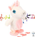 Hopearl Talking Unicorn, Walking Electric Interactive Plush Toy that Repeats What You Say, Gifts for Toddlers