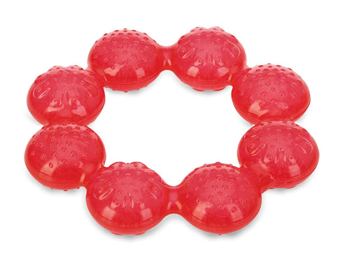 1 Count Nuby IcyBite Soother Ring Teether, Colors May Vary