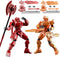 MMXBGS T13 Action Figure 2Pack Sets, Already Assembled Titan 13 Warrior Figures, Multi-Jointed