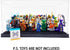 Black Display Case for Minifigure Action Figures - Perfect for LEGO Collectors