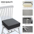 Eiury Toddler Booster Seat Dining Table Kitchen Chair, Waterproof Anti-Scratch PU Cushion, Non-Slip Bottom, Adjustable