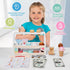 Set Counter 3+, Wooden Ice Cream Toy for Toddlers, Wooden Play Food Kitchen Accessories, Pretend Play Ice Cream Shop