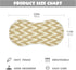decor gift 4 Pack 22x11in Cotton Burp Cloths Baby Easy Care Beige Ikat Simple Line Burp rag for Unisex Babies