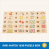 Battat One-Match Numbers Wooden Puzzle for Toddlers - Educational Self-Correcting Puzzles with Storage Box