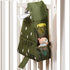 SUNEVNO Baby Diaper Caddy Organizer Hanging Diaper Stacker, Baby Crib organizer Classified Storage for Changing Table
