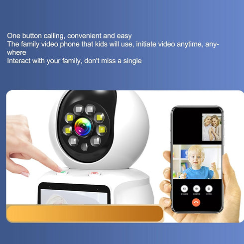 CCYLEZ 360 3MP 5G, Video Camera Panoramic Monitoring, Video Baby Camera, Humanoid Tracking, Night, Phone App, Indoor