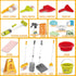 Sotodik Set Kids Cleaning for Toddlers Pretend Play Housekeeping Supplies Kits with Real Working Vacuum Cleaner, Broom