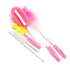 Honbay Bottle Brush Cleaner Kit - 5 PCS with Teat Cleaner and Straw Brushes, Random Color