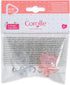Corolle Heart Shaped Doll Pacifier Accessory, 2 Pack, Clear/Pink for 14-17" Dolls
