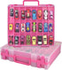Toy Car Storage Organizer Case for Hot Wheels/Matchbox Cars, Double Sided Carrying Container with 48 Compartments