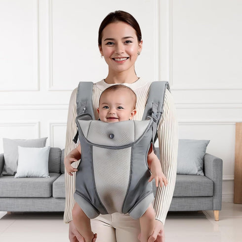 Strap,4-in-1 Summer,Compact 0-3 Ergonomic Baby Carrier with Adjustable Newborn to Toddler Carrier,Breathable Mesh Baby